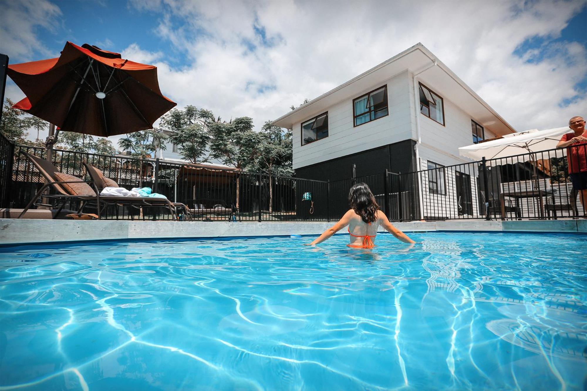 Swimming Pool Holiday Villa Auckland Ngoại thất bức ảnh